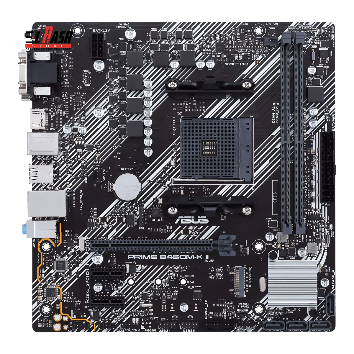 ASUS PRIME B450M-K II — photo 2