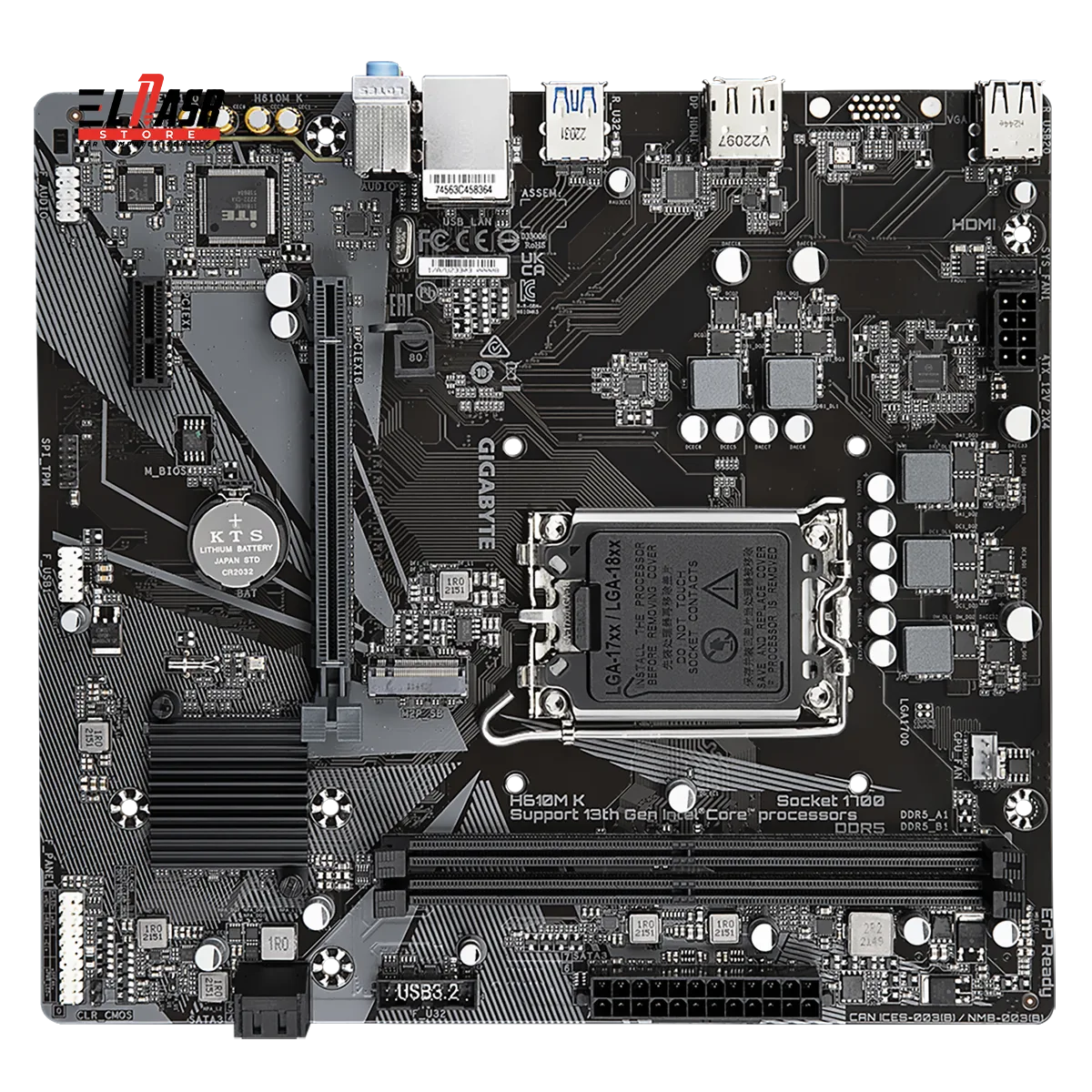 GIGABYTE H610M K DDR5 — photo 4