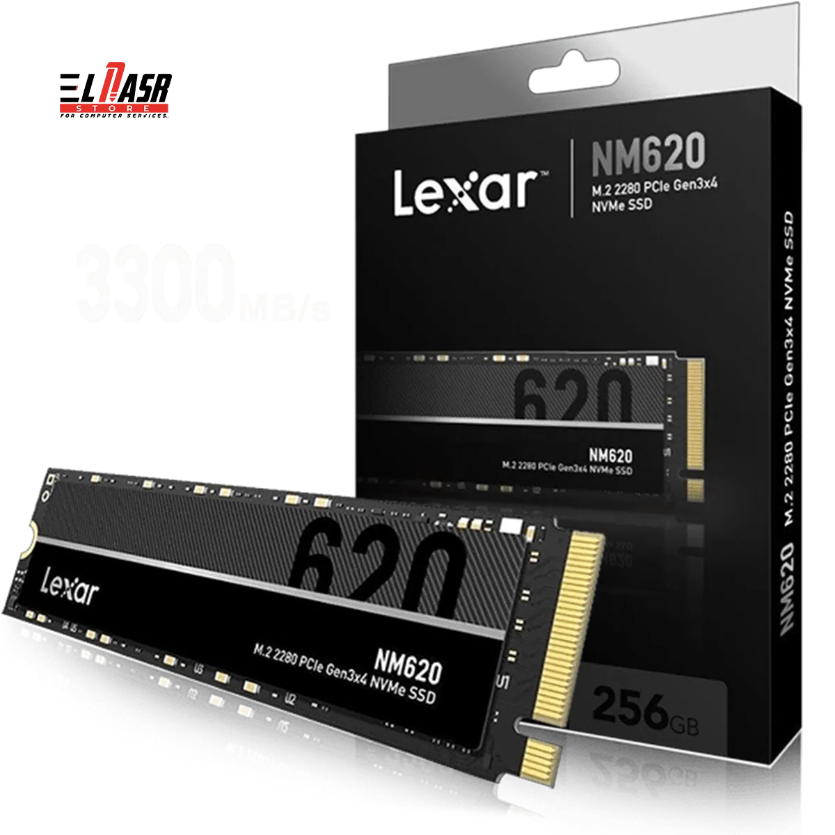Lexar NM620 M.2 NVMe SSD 256GB