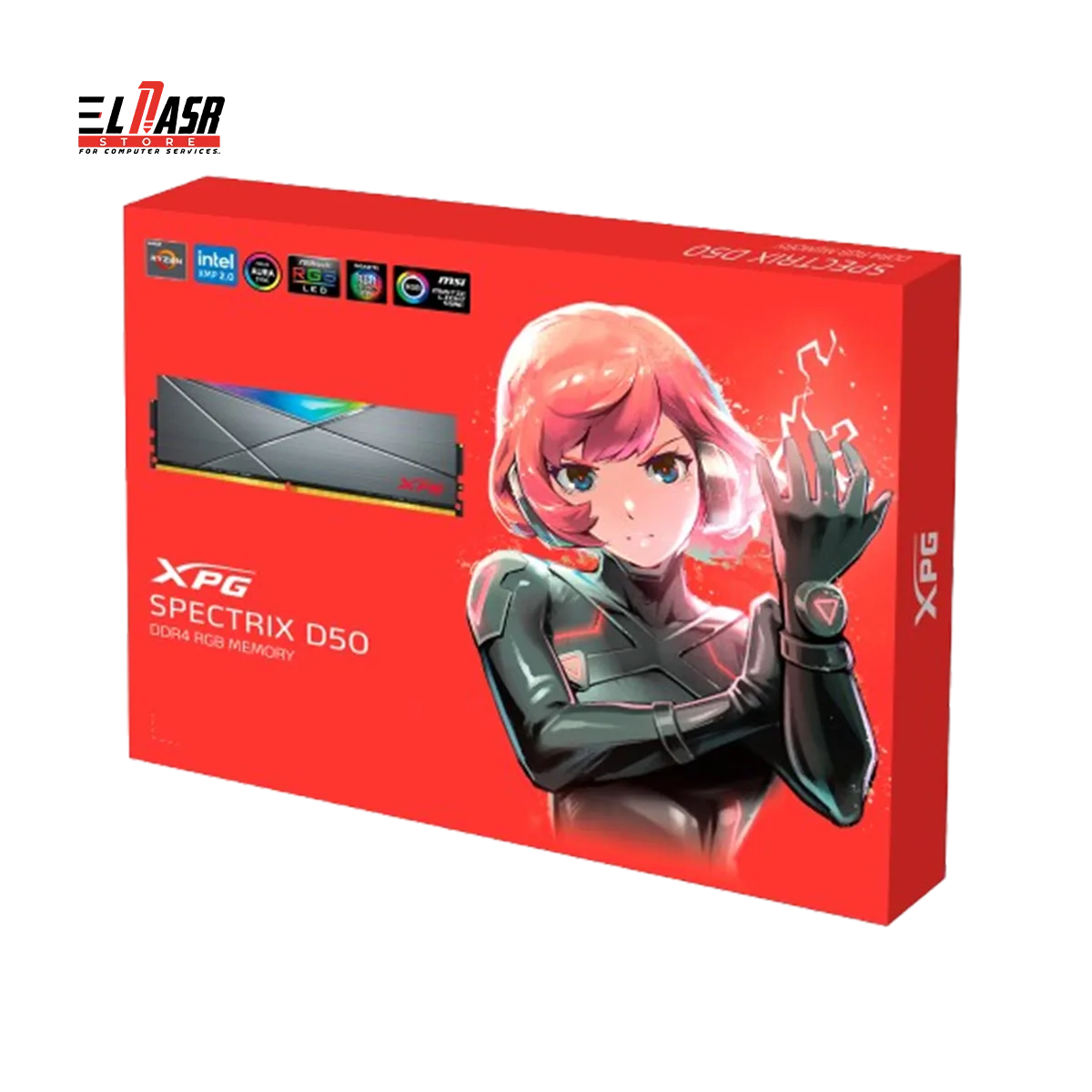 XPG SPECTRIX D50 Kit 16GB (2x8GB) aRGB DDR4 3600Mhz